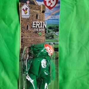 NWT Erin The Bear Beanie Baby McDonald House Unopened